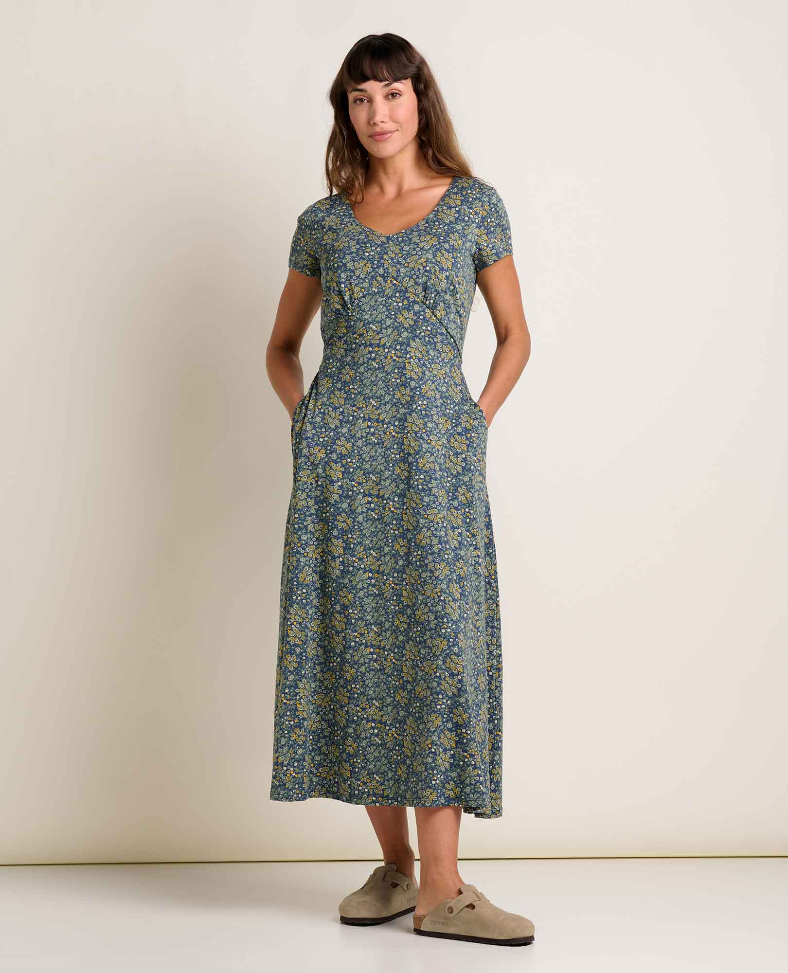 Toad & Co Rose Short Sleeve Midi Dress Toad & Co Rose Short Sleeve Midi Dress