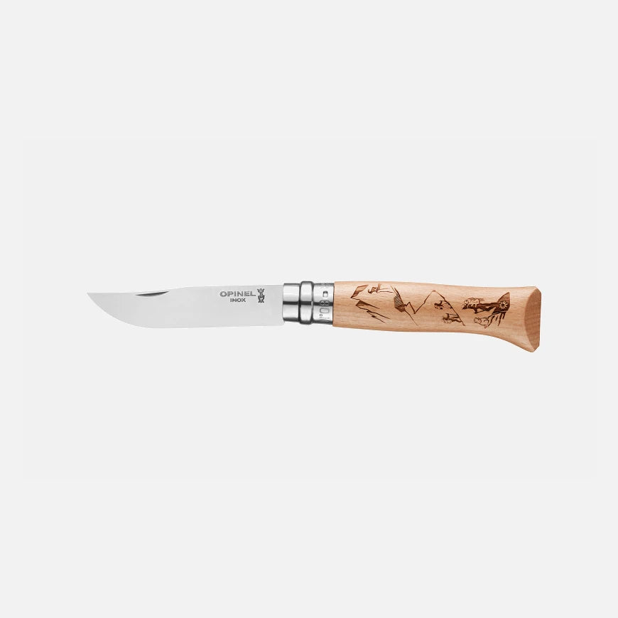Opinel No. 08 Engraved Handle