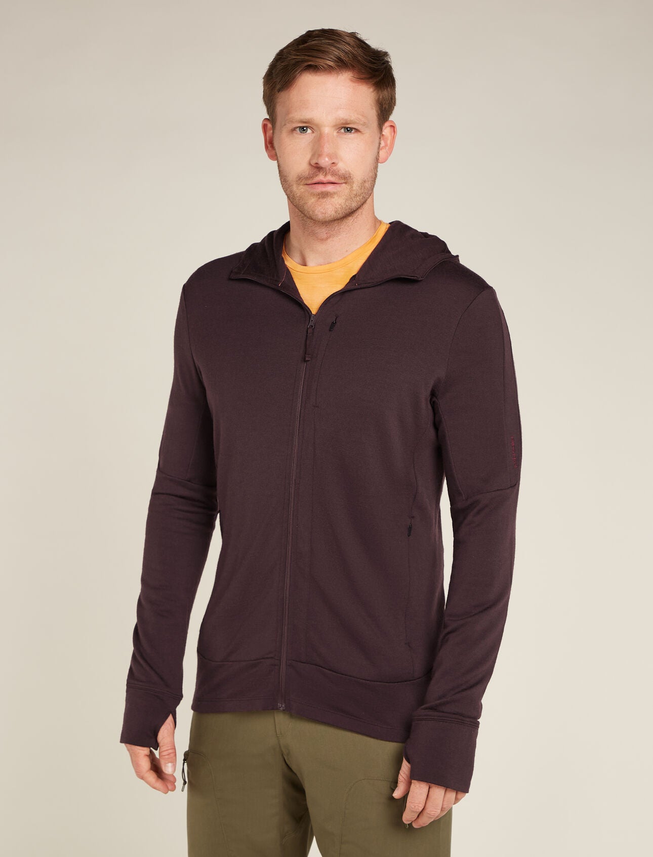 Icebreaker Mens 260 Quantum IV Long SLeeve Zip