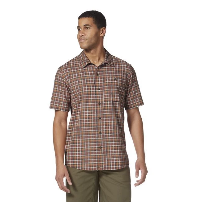 Royal Robbins Men's Redwood Plaid Short Sleeve