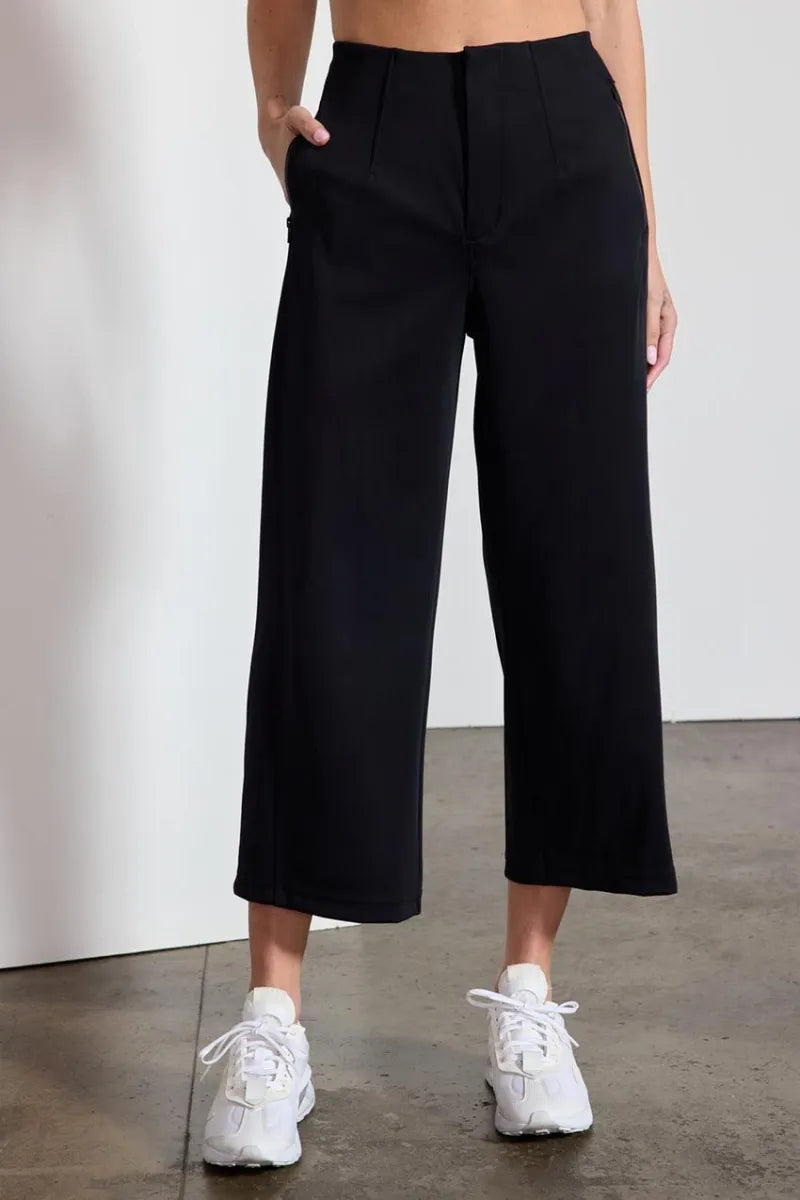 MPG Womens Purpose High-Rise Crop Wide Leg Pant