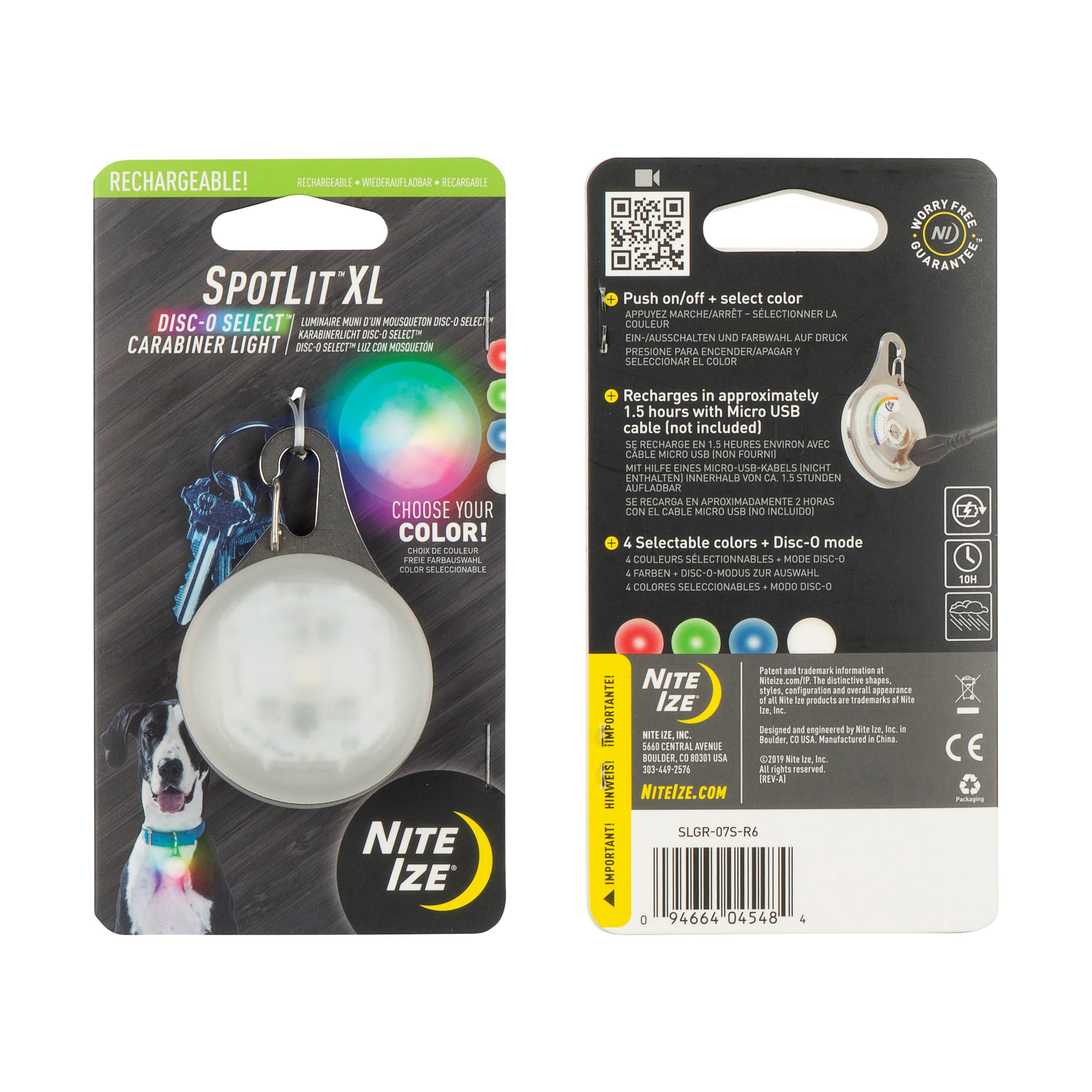 Nite Ize Spotlit XL Rec Biner Light