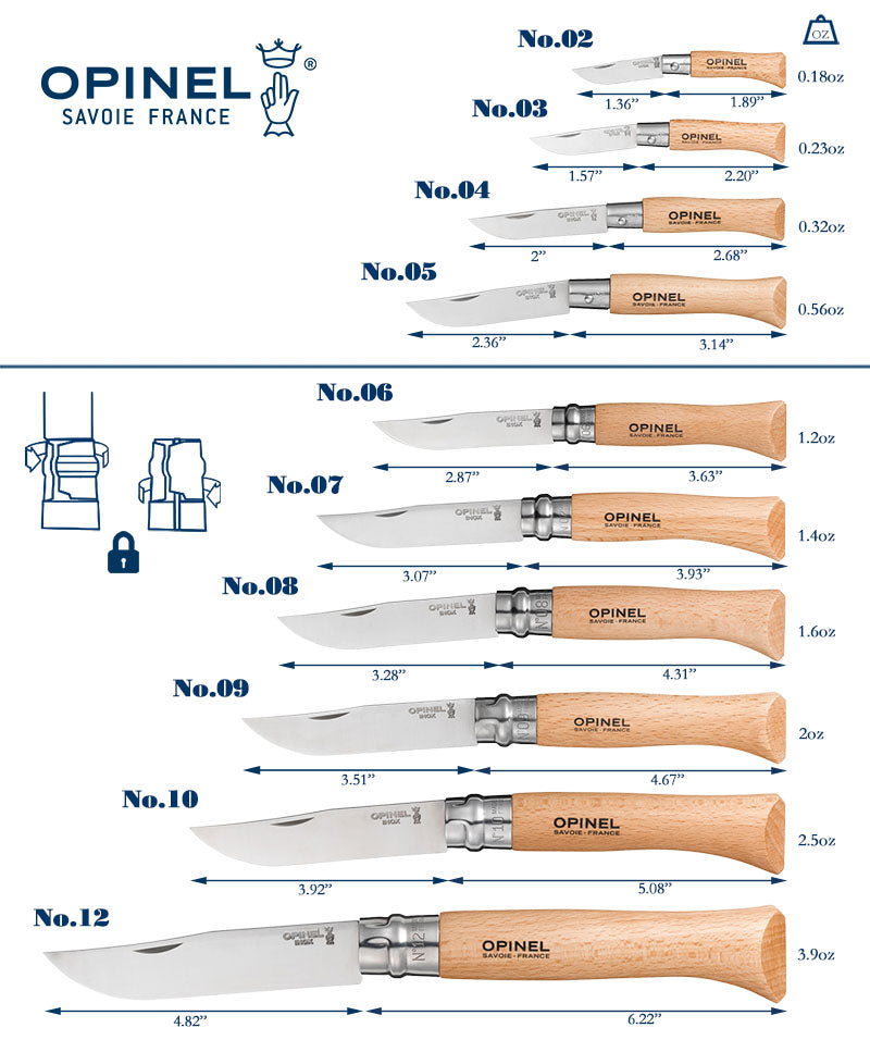 Opinel Traditional Knife No. 08