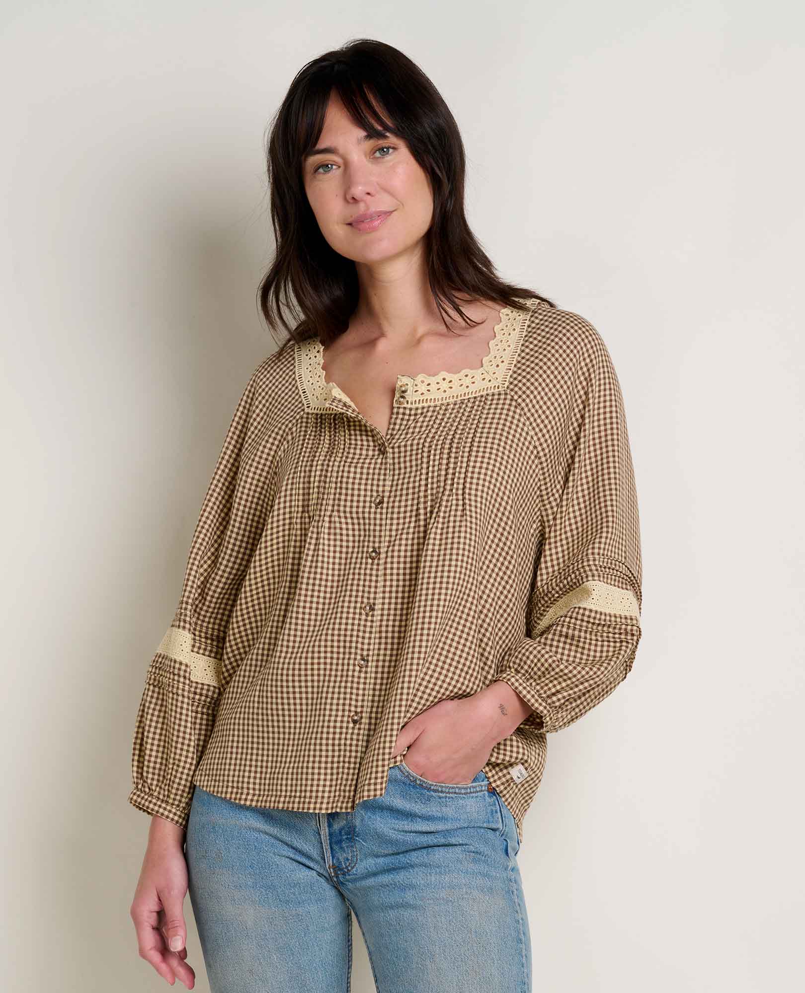 Toad & Co Manzana Peasant Shirt