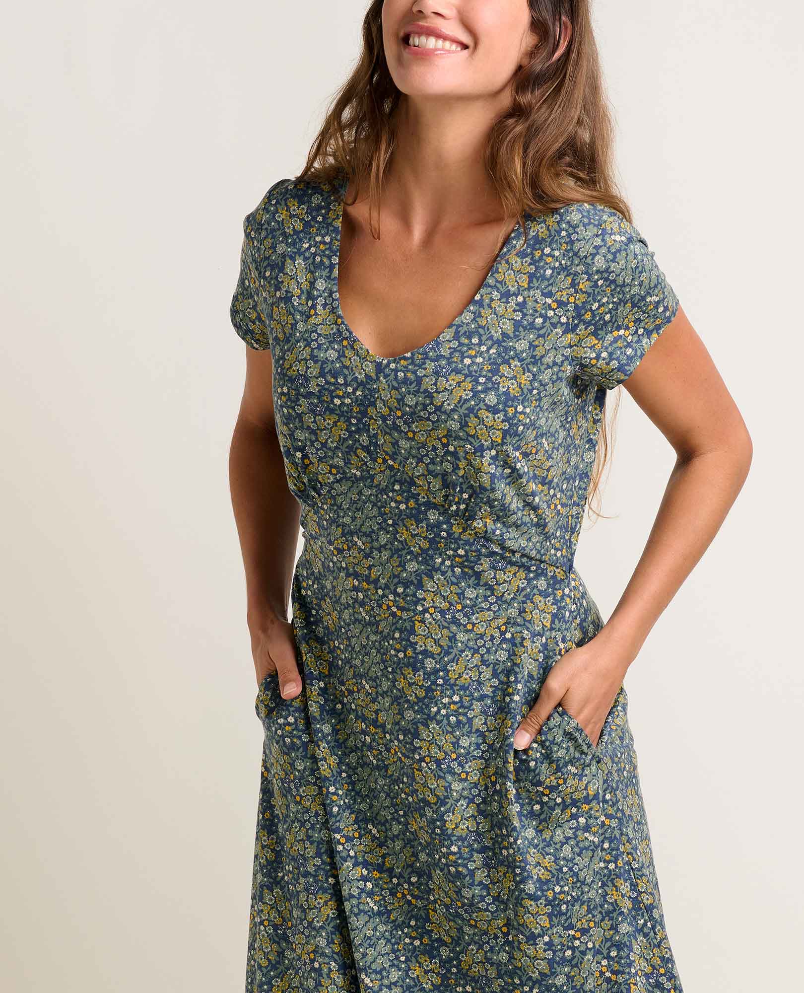 Toad & Co Rose Short Sleeve Midi Dress