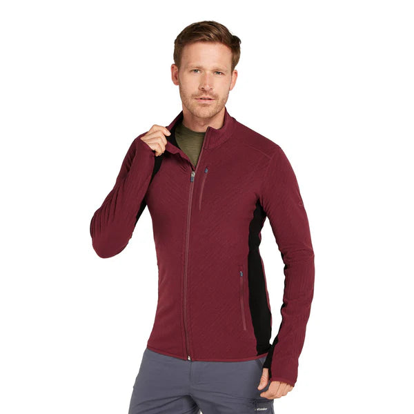 Icebreaker Men's Descender Long Sleeve Zip