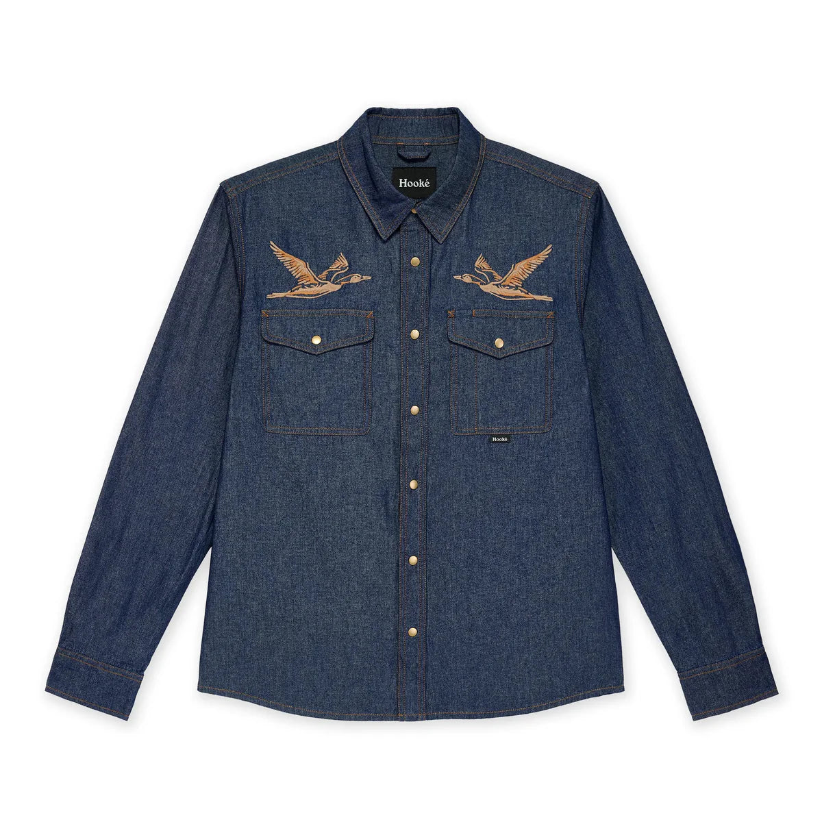 Hooke Men's Flying Duck Denim Shirt