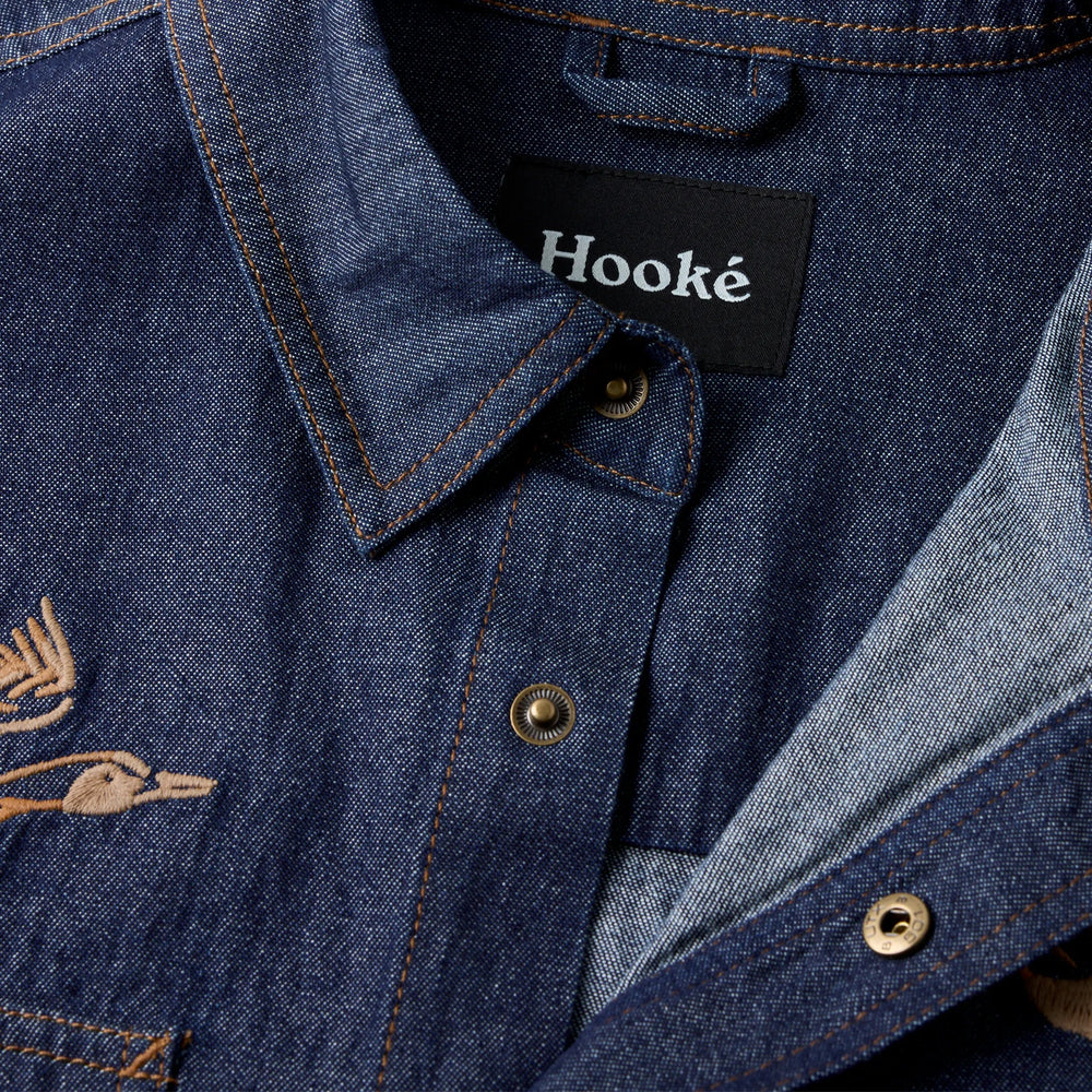 Hooke Men's Flying Duck Denim Shirt