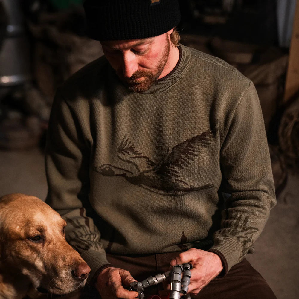 Hooke Men's Flying Duck Knit Sweater