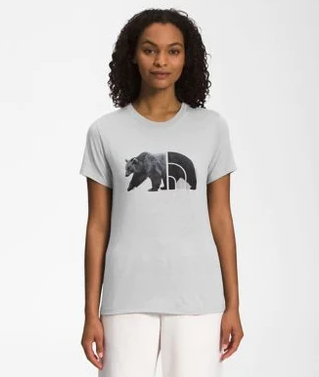 The North Face Women's Short Sleeve Triblend Bear Tee