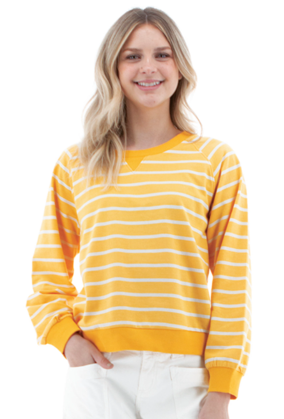 Aventura Women's Savita Stripe Sweatshirt